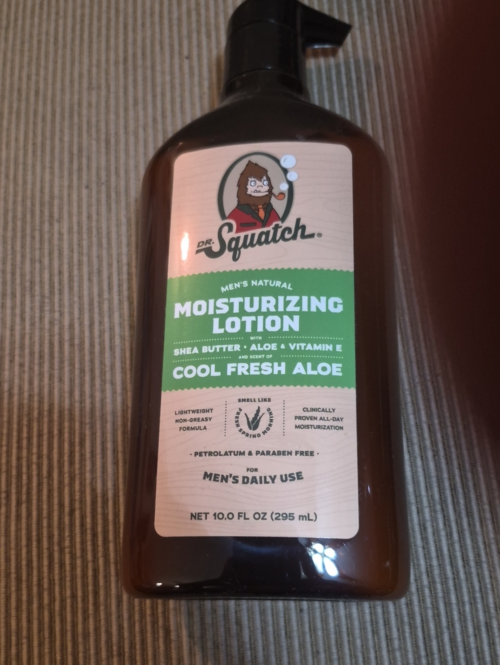 Dr. Squatch Cool Fresh Aloe Moisturizing Lotion - Green